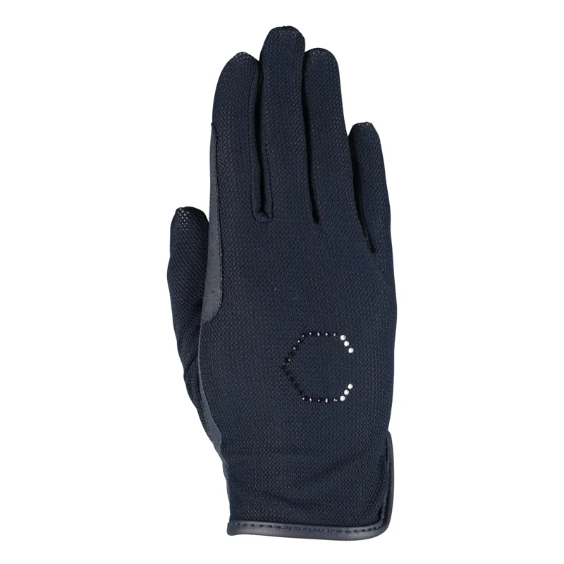 Coldstream Next Generation Children's Lintlaw CoolMesh Summer Riding Gloves - Navy